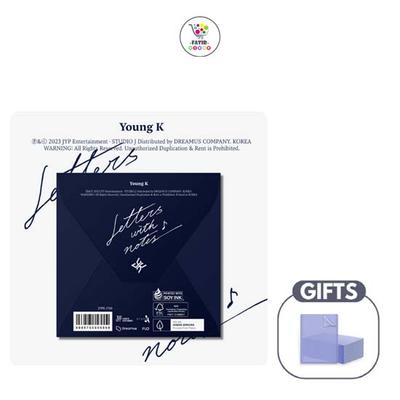 YoungK(6. DEŇ) 1. celý album Listy s poznámkami (Digipack Ver.)