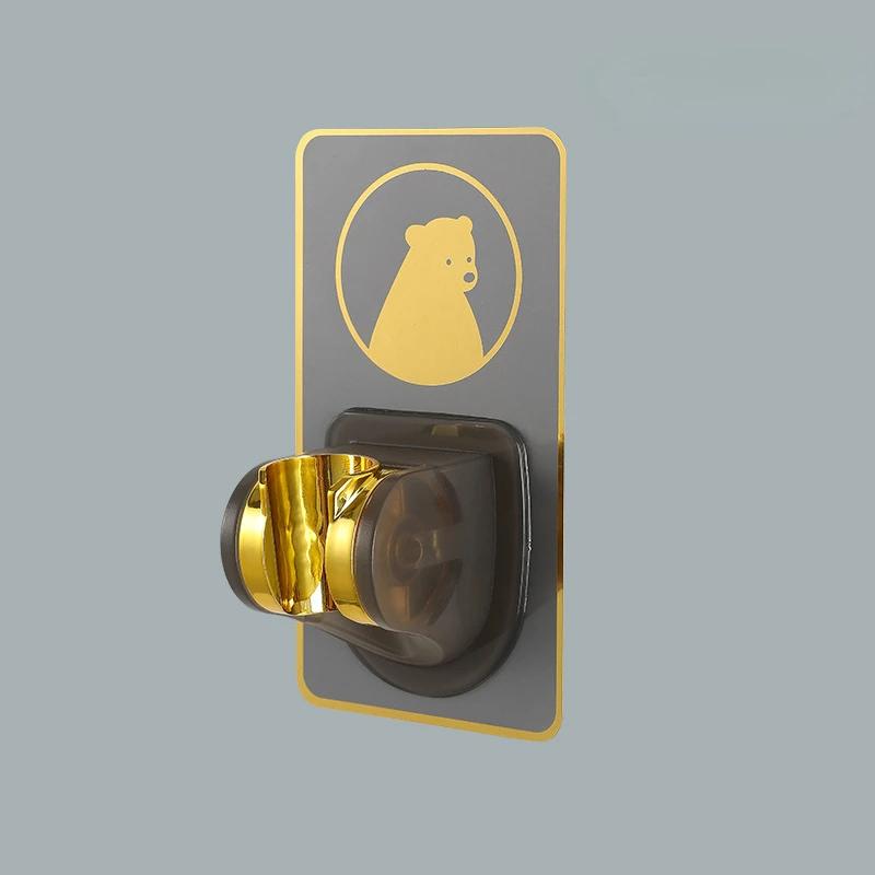 

Сильный клей 90° ABS настенный держатель для душевой лейки регулируемый кронштейн для аксессуаров для ванной комнаты серый