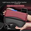 Scatola portaoggetti per fessura sedile auto in pelle - Organizer console centrale anti-perdita