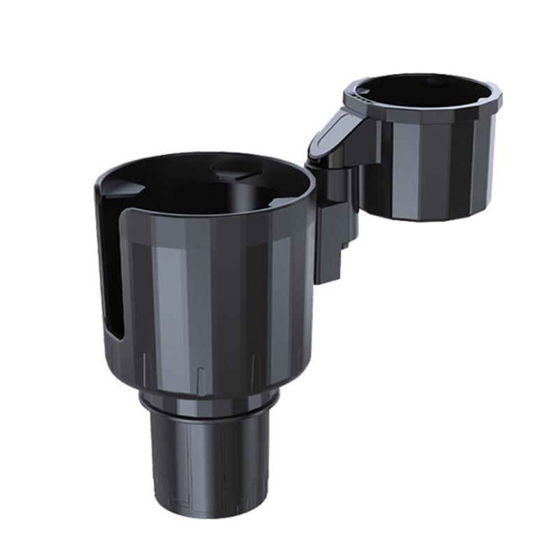 

Double Car Cup Holder Expander Car Water Cup Holder Expandable Base Water Bottle Extender Universal Vehicle Drink Holder 1