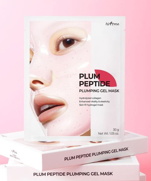 Isntree Plum Peptide Plumping Gel Mask 1box (4 sheets) NONE
