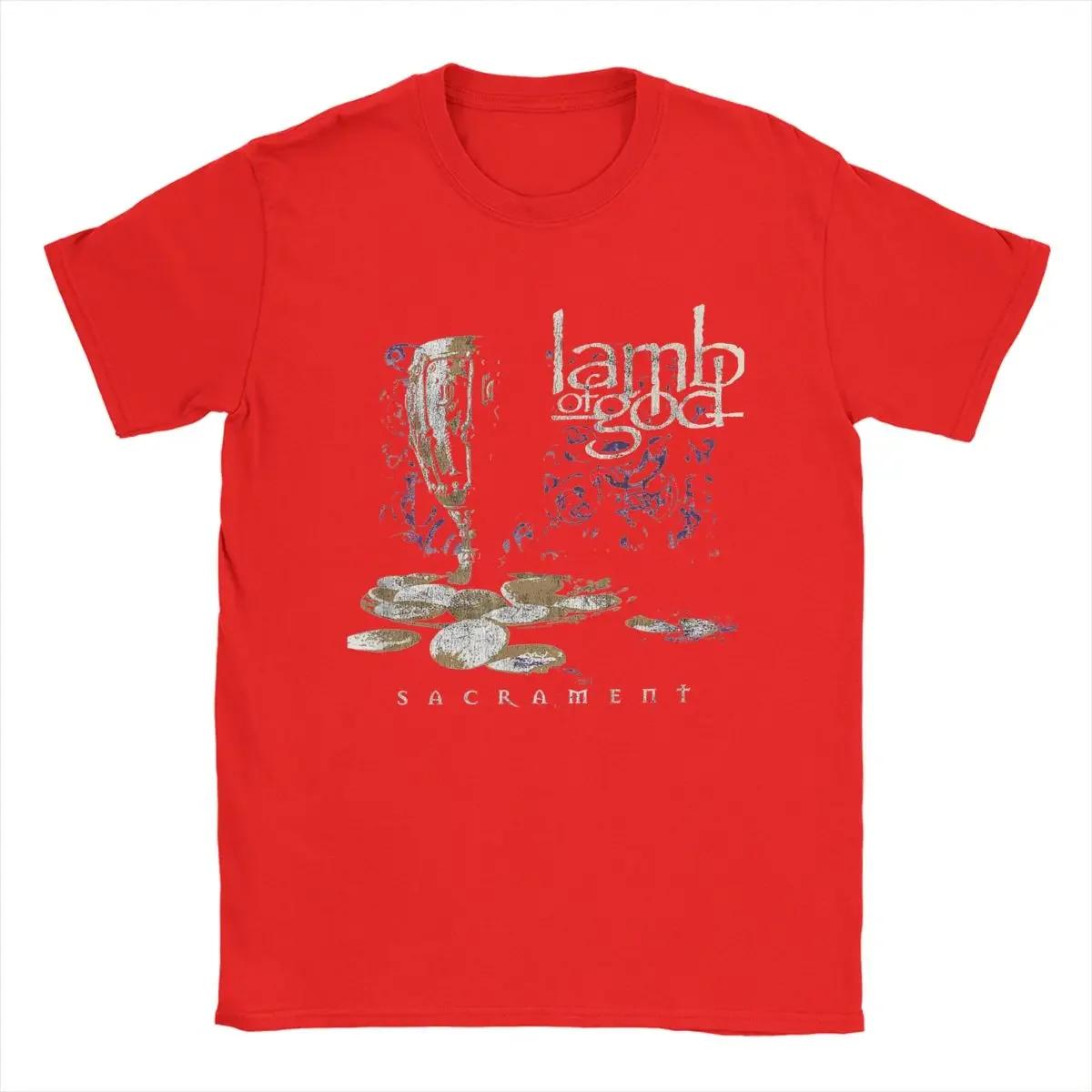 

Unisex TShirts Heavy Metal Band Lamb Of God Awesome 100 Cotton Tees Short Sleeve T Shirt Crewneck Clothes Printed S