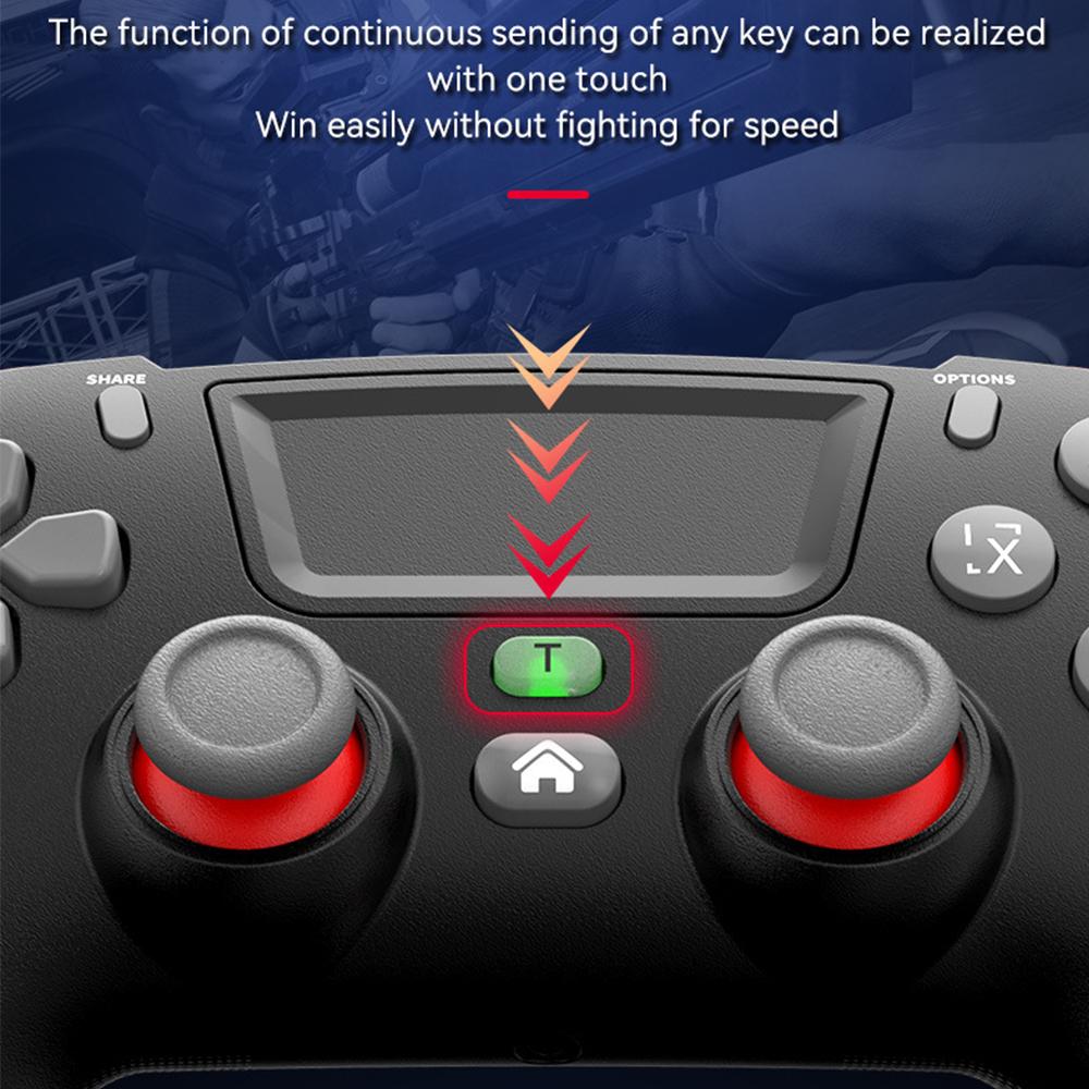 Wireless Controller for PS3/PS4 Compatible PC, Steam, Android, and iOS