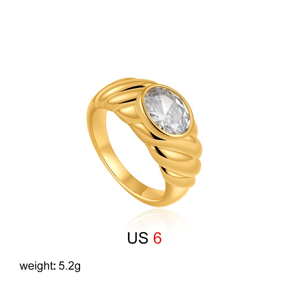 Delicate Multicolour Oval CZ Natural Stone Pendant Necklace for Women Stainless Steel Cuban Chain Necklace Fashion Jewelry Gift