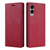 For Samsung Galaxy S25 Edge Wallet Case Magnetic Closure PU Leather Phone Cover