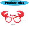 Funny Flipping Crab Glasses Frame Halloween Costume Accessories For Men Women Kid Adult Wedding Birthday Celebration