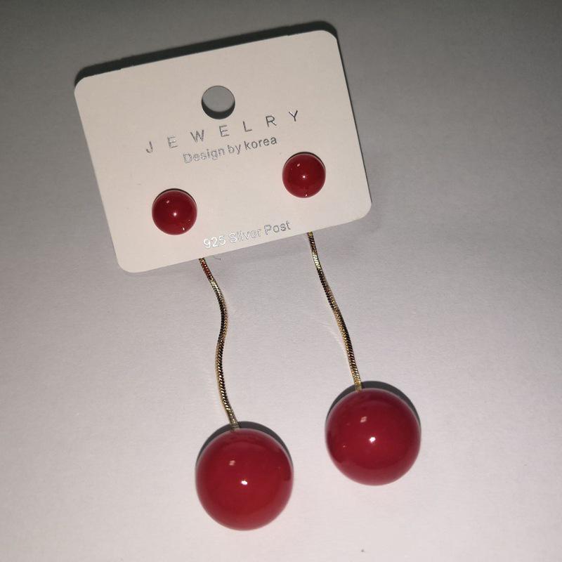 Korean Style S925 Silver Pearl Earrings - Versatile & Elegant for Women