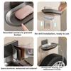 2Pcs Aluminum Wall-mounted Soap Dish Punch-Free Soap Storage Tray Soap Drain Box  Household