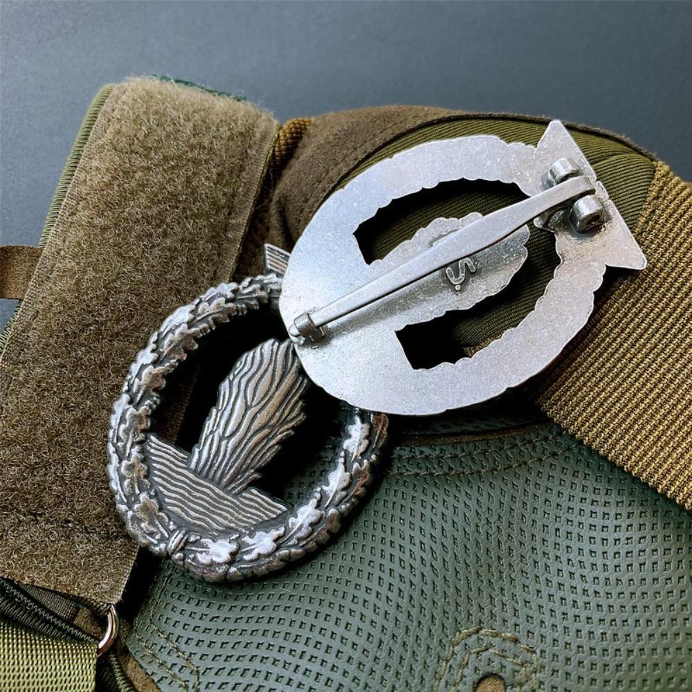 

Портативный Ретро Значок Орла Металлический Сплав Цинка 3D Тиснение Брошь Пин Антикоррозийный Всепогодный Сувенирный Декор Универсальный