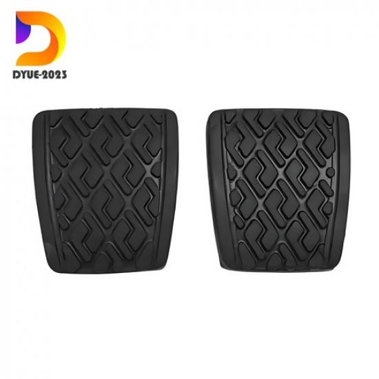 New 2 Clutch & Brake Pedal Pads Rubber Cover Fit for 1980-1988 Toyota Tercel