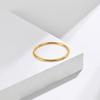 1mm Dünner Stapelring Schlichter Bandring für Frauen Mädchen