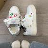 Cute graffiti spring new shoes thick baseplate shoes sneakers ins tide