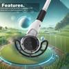 Realistic Grip Handle Attachment Non-Slip VR Golf Handle Grip for Golf + Anti-collision for Meta/Oculus Quest 3 for Meta Quest 3