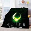 Weiche Überwurfdecke aus dem Film „Aliens“, Weltraummonster, bedruckt, Tagesdecke, Sofa-Couch-Bezüge, Reise-Camping-Decke, Geschenk für Kinder und Erwachsene