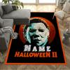 Halloween Horror Movie Poster Customize Text Carpet Perfect for Kitchen Dormitory Decorate room Outdoor Anti-slip Rug Decorate Offices