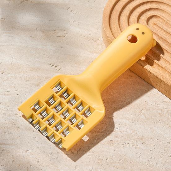 2Pcs Vegetable Cutter Multifunctional Hand Peeler Cutter Tool, Stainless Steel Blade Vegetable Slicer with Easy Grip Clog-Free Grate Design Kitchen