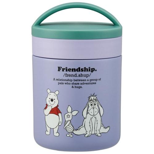 Skater Antibacterial Insulated Soup Jar/Pot, 300ml, Disney Winnie the Pooh Design, Mute Color, LJFC3AG-A
