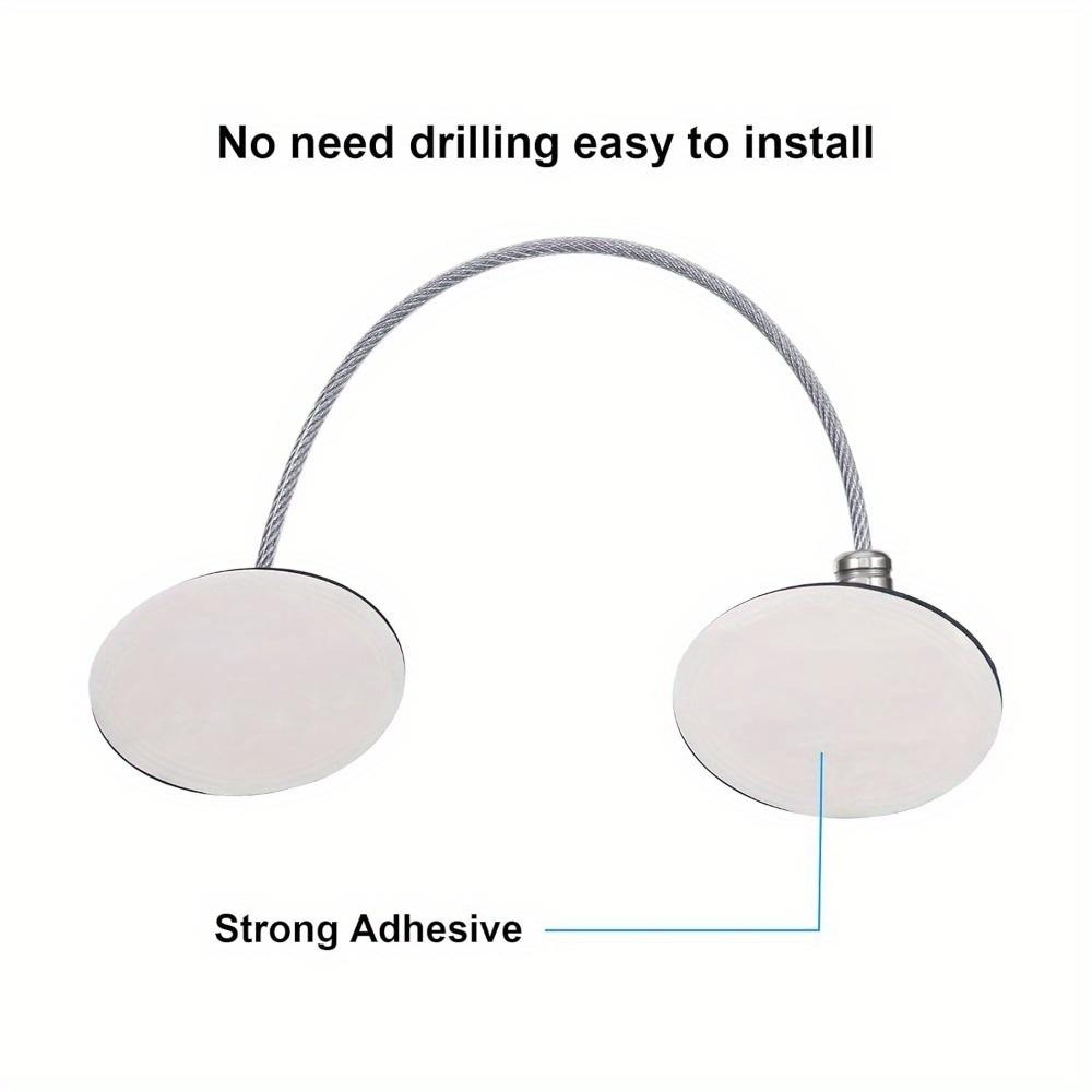 2pcs Self-Adhesive Mini Locks with Keys - Perfect for Refrigerators, Freezers & Drawer Doors, Black