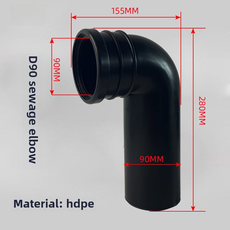 Wall-Hung In-Wall Toilet Cistern Kit with Flushing Pipe, Drain Bend, Valve, and Bolts