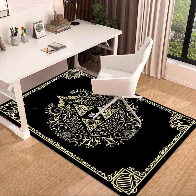 Heroic Legend Crest Carpet, Chair Rug,Rug for Office Bedroom Living Rooms, Doormat Decor Fan Gift Christmas Gift