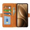 For Xiaomi Redmi K80 Pro 5G Case Calf Texture Leather Wallet Phone Cover