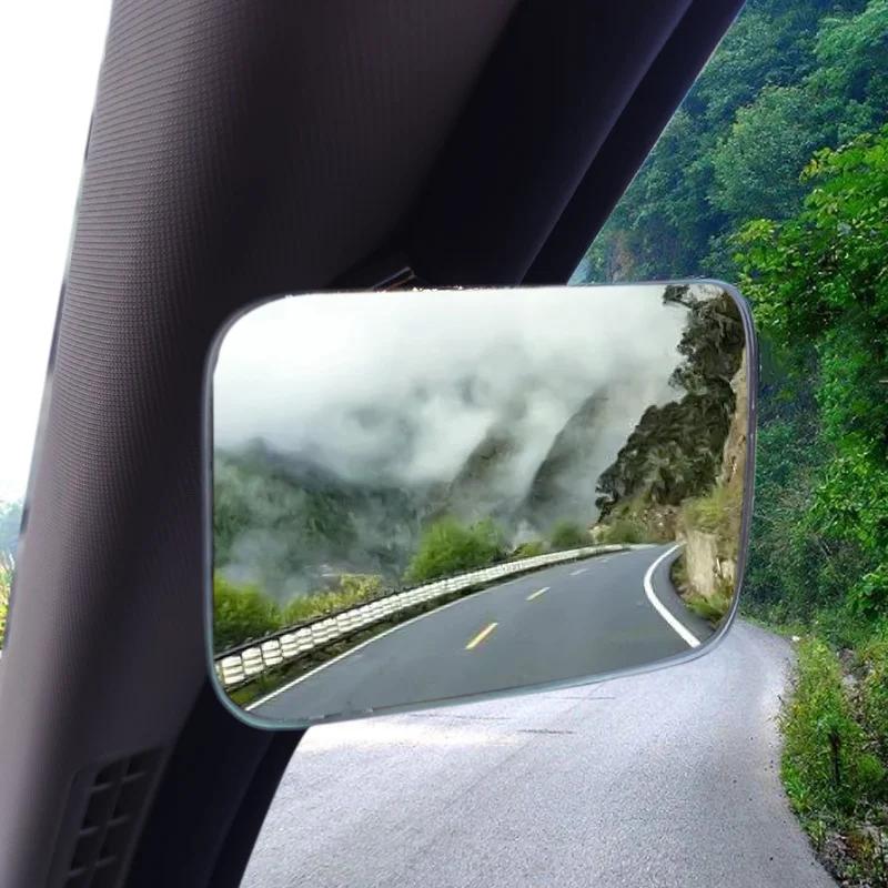 Specchietto retrovisore per angolo cieco auto, specchietti grandangolari a 360 gradi, montaggio regolabile sul telaio della porta, specchietto retrovisore ausiliario per interni ed esterni dell'auto