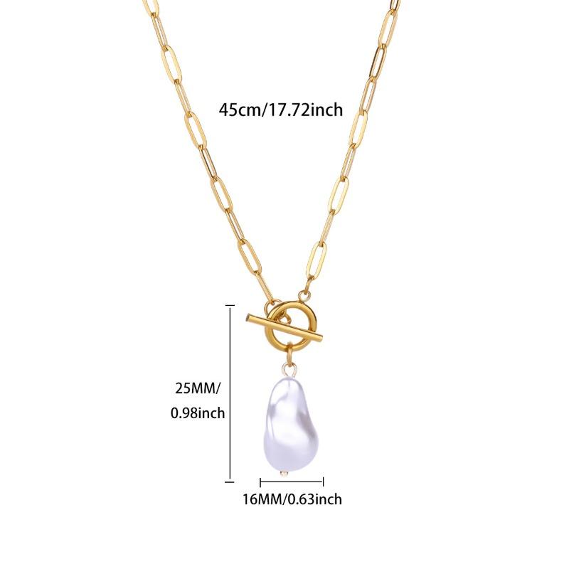 Love geometric hollow versatile stainless steel necklace women's design necklace light luxury pendant collarbone chain