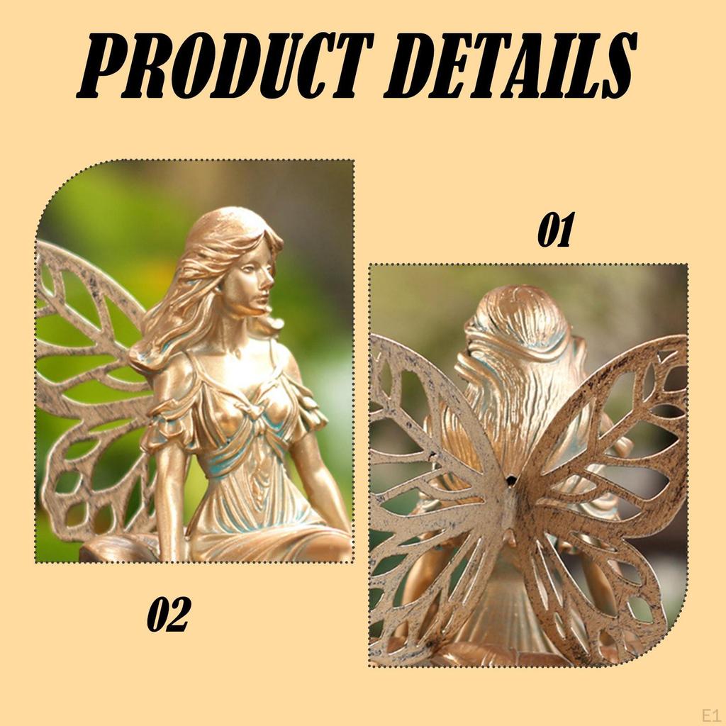 Fairy Garden Statue Miniature Figurine Micro Landscape Balcony Courtyard Flowerpot Sturdy