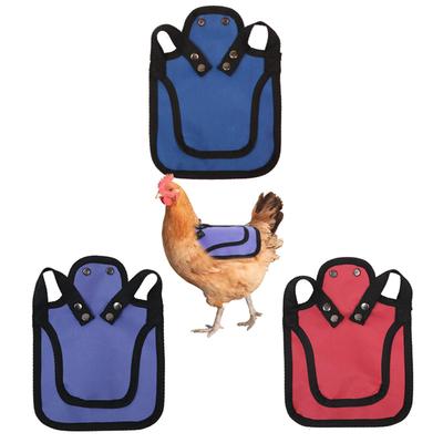 Feder-Schutz Hennen-Sattel Outdoor Oxford-Stoff Schürze Pflegezubehör Verstellbar für Hühner