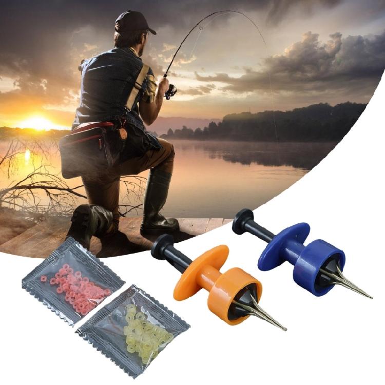 Accessori da Pesca Fascettatura Terminali da Pesca a Fondo Strumento Fascettatore per Pellet con Fascette Esca Pellet Fascettatore