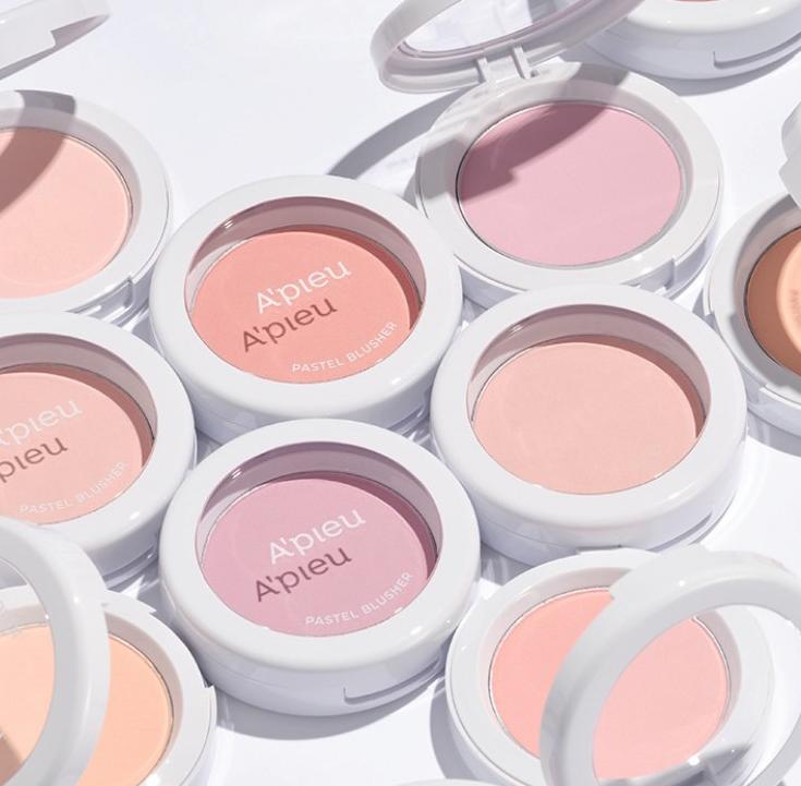Apieu Pastel Blusher – Soft & Natural Cheek Colors, Multiple Shades