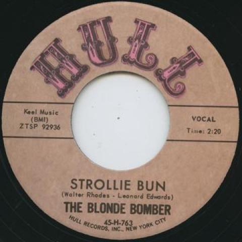 

7inch Record BLONDE BOMBER - Strollie Bun / I Am To Blame HULL763 Hull 2010 UK Rock