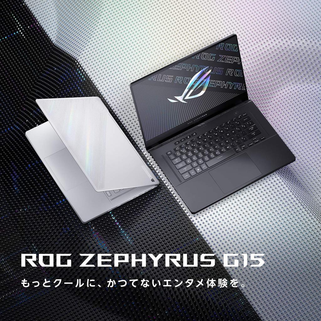 Asus Gaming Laptop ROG Zephyrus G15 GA503RM Inch GeForce RTX 3060 Ryzen 7 6800HS 16GB Memory 512GB SSD 240Hz Refresh Rate RGB Keyboard Backlight