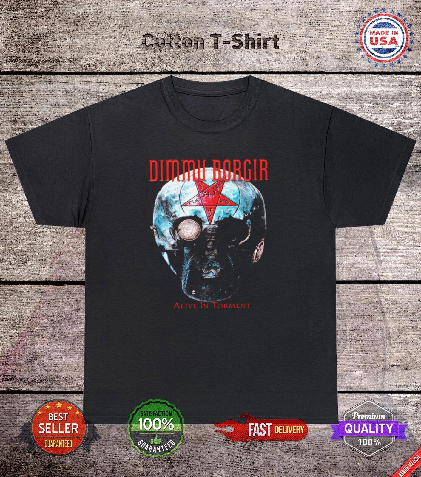Dimmu borgir Живой в муках Футболка Полный размер S-5XL FH199 XXL