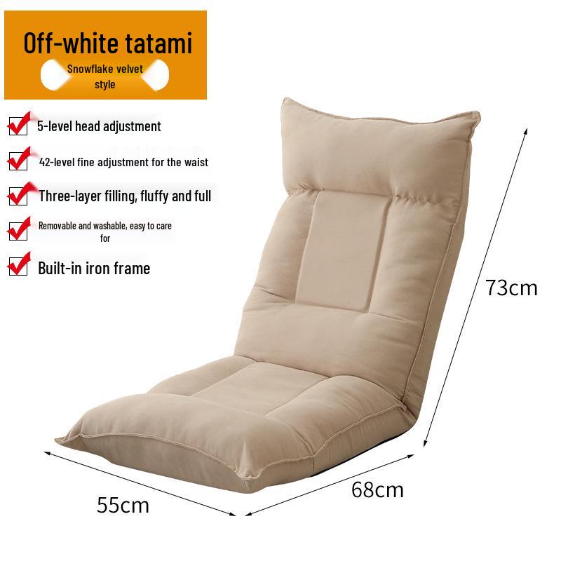 Convertible Balcony Tatami Recliner Chair – Dormitory Sofa Bed for Relaxation