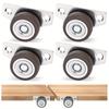 4pcs Door Sagging Artifact Universal Sliding Door Guide Wheel Aluminum Alloy Pulley Directional Wheel.
