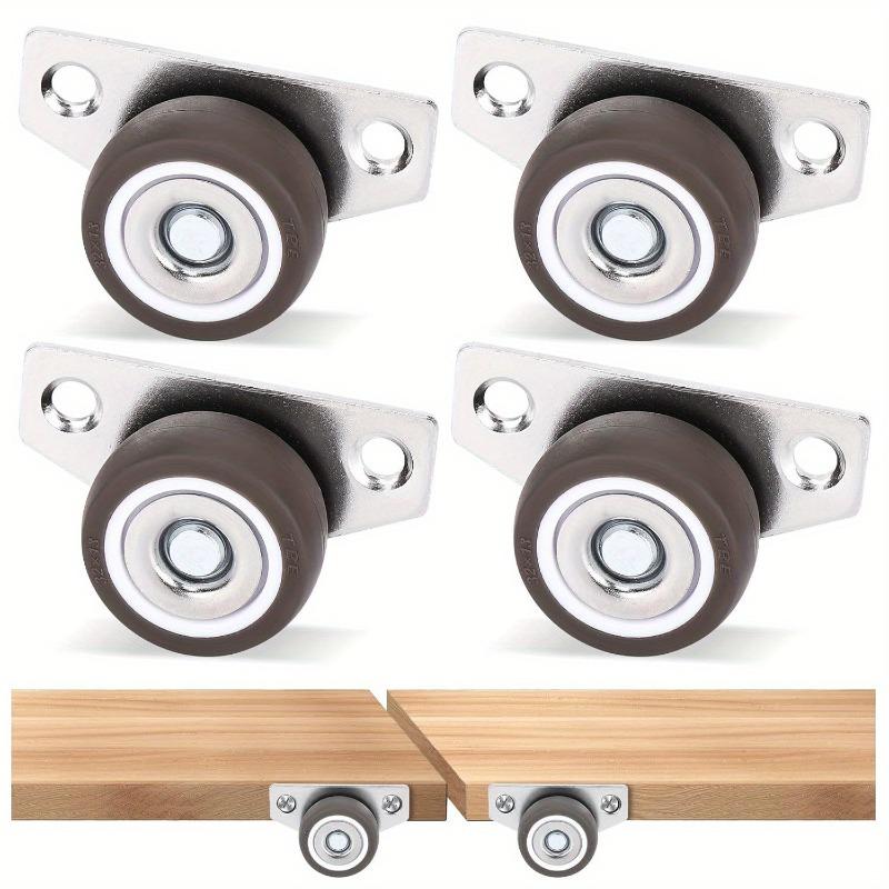 4pcs Door Sagging Artifact Universal Sliding Door Guide Wheel Aluminum Alloy Pulley Directional Wheel.