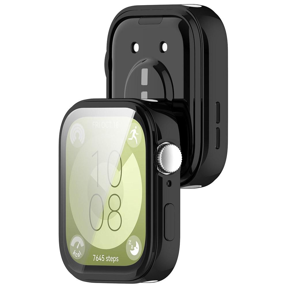 TPU / PC Glas + Hülle für Huawei Watch Fit 3 Rundum-Displayschutz Hart-Bumper für Huawei Watch Fit3 Abdeckung Schale Hüllen