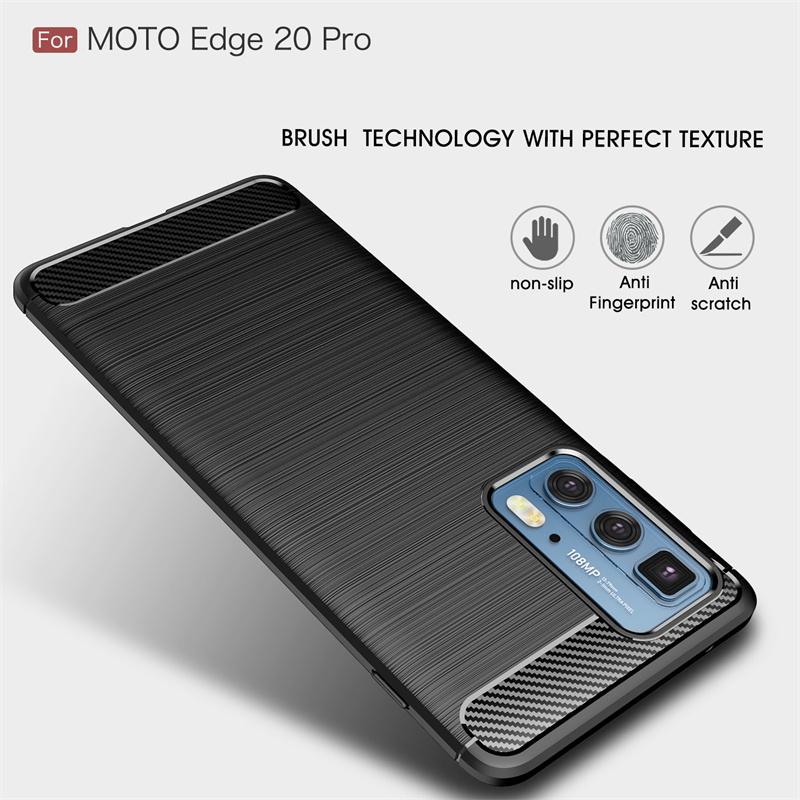 For Motorola Moto Edge 20 Pro Case Cover Moto Edge 20 Pro Coque Armor Back Shockproof Soft Case For Moto Edge 20 Pro Fundas