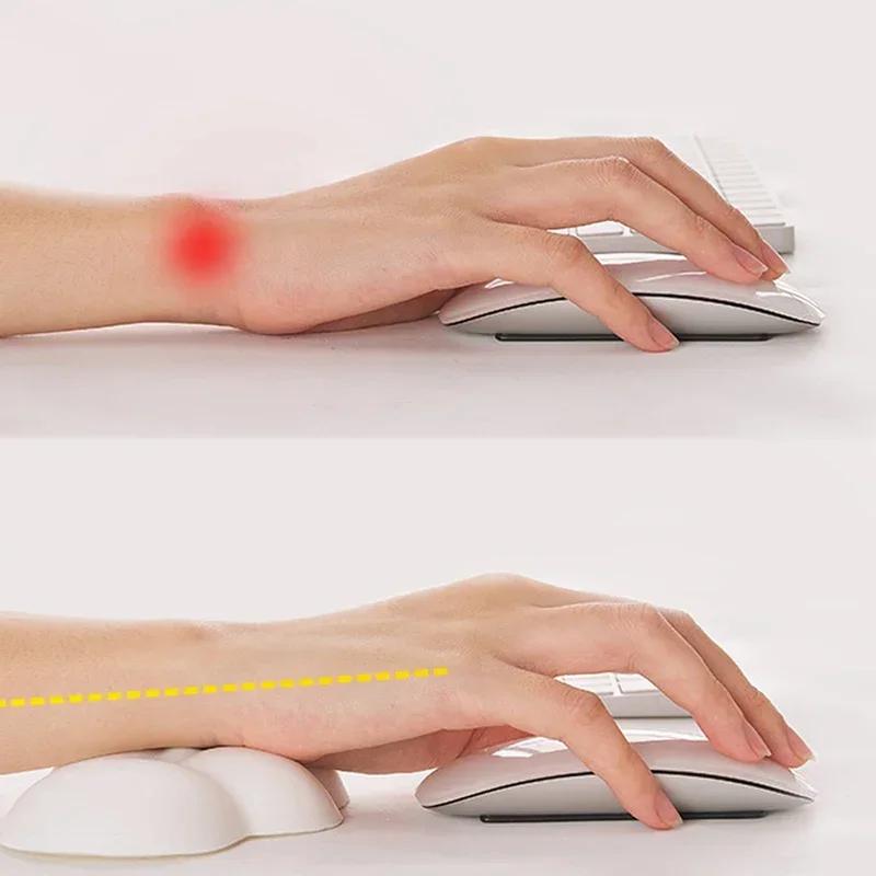 Mouse pad with wrist rest keyboard cloud anti-slip desktop office gamer mouse wrist rest Ergonomic keyboard mouse pad wrist rest