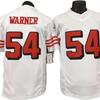 San Francisco 49ers 54 Warner Retro Rugby Jersey White Shadow Edition Fan Apparel