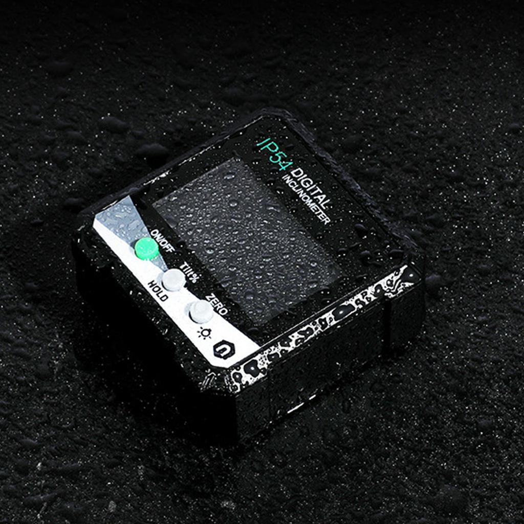 Inclinomètre numérique 4x90 degrés Mesure IP54 Écran LCD Affichage numérique magnétique Mètre d'angle Jauge