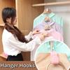 10-30Pcs Clothes Hanger Extenders Hooks Heavy Duty Cascading Connection Hook Space Saving Clothes Organizer Closet Plastic Clips
