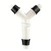 Connecteur de tuyau de vidange en forme de Y en plastique Raccord de tuyau de vidange pour machine à laver Pour plusieurs appareils Installation facile