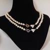 Empress Dowager's Pearl Saturn Necklace & Luxe Stud Earrings Set