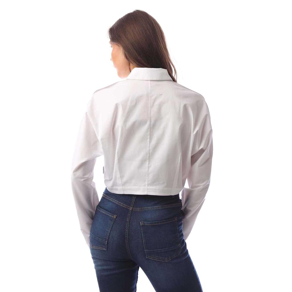 Hugo Womens/Ladies Etsoukie Cropped Shirt