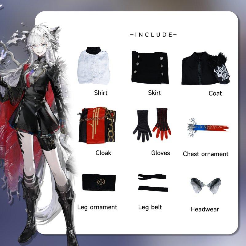 

Лапландия Аркнайтс Фестивали Косплей Украшение Костюм Одежда Выступление M