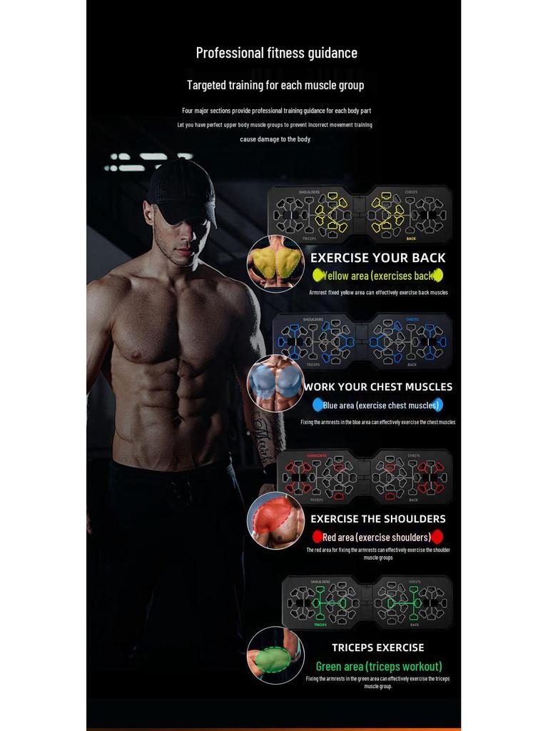 Push-Up Board T-förmiges Halterungsset für Brust- und Bauchmuskeltraining