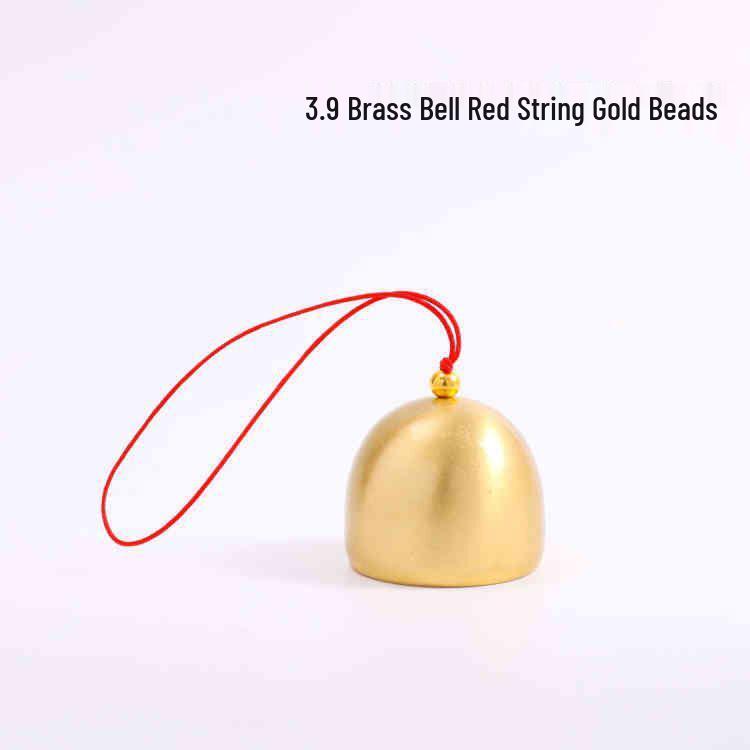 Brass and Copper Wind Chime DIY Accessories with Clapper - Small Metal Christmas Bells