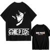 One Piece Zoro Luffy Gear 5 Printed Shortsleeved Cotton Tshirt Summer Tide Pure Cotton Unisex Clothing